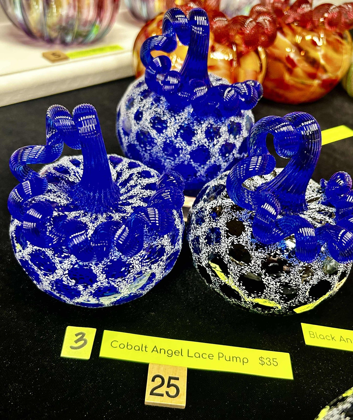 #25 Cobalt Angel Lace Pumpkin - 3/5/25