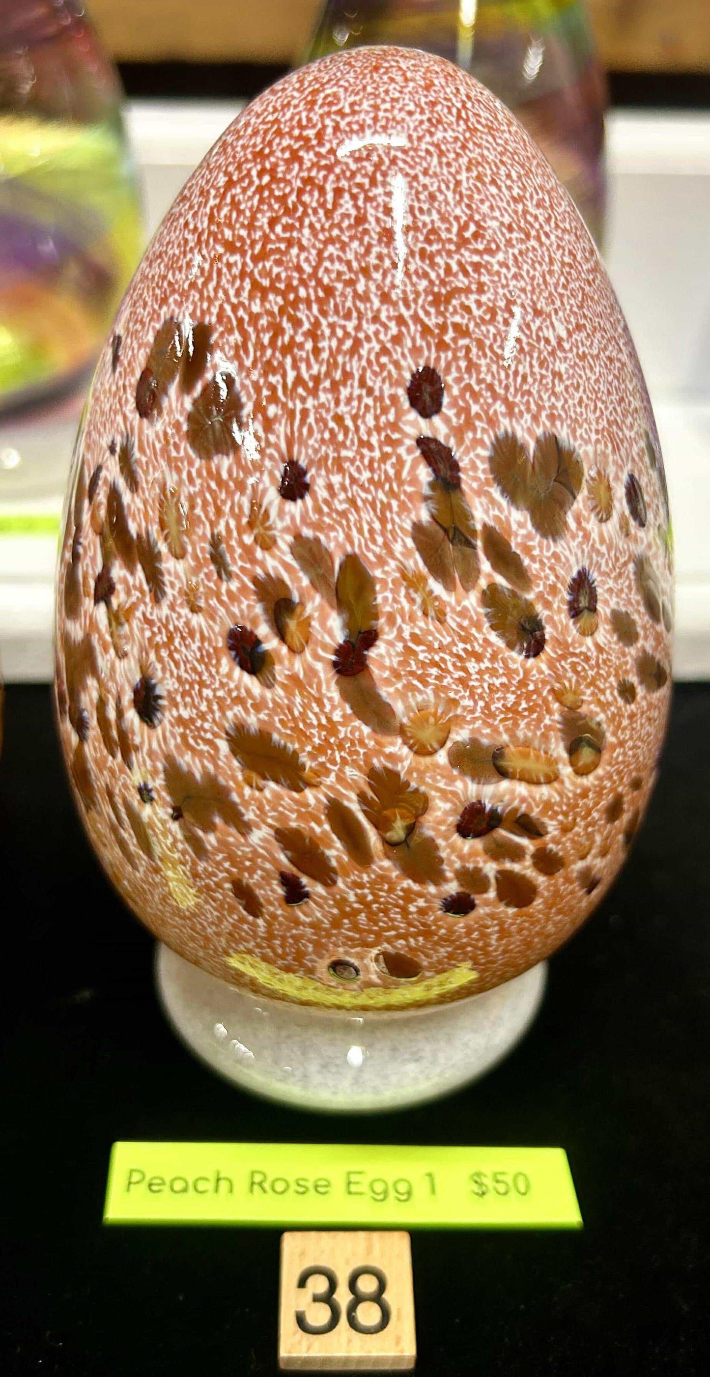 #38 Peach Rose Egg 1- 3/26/2025