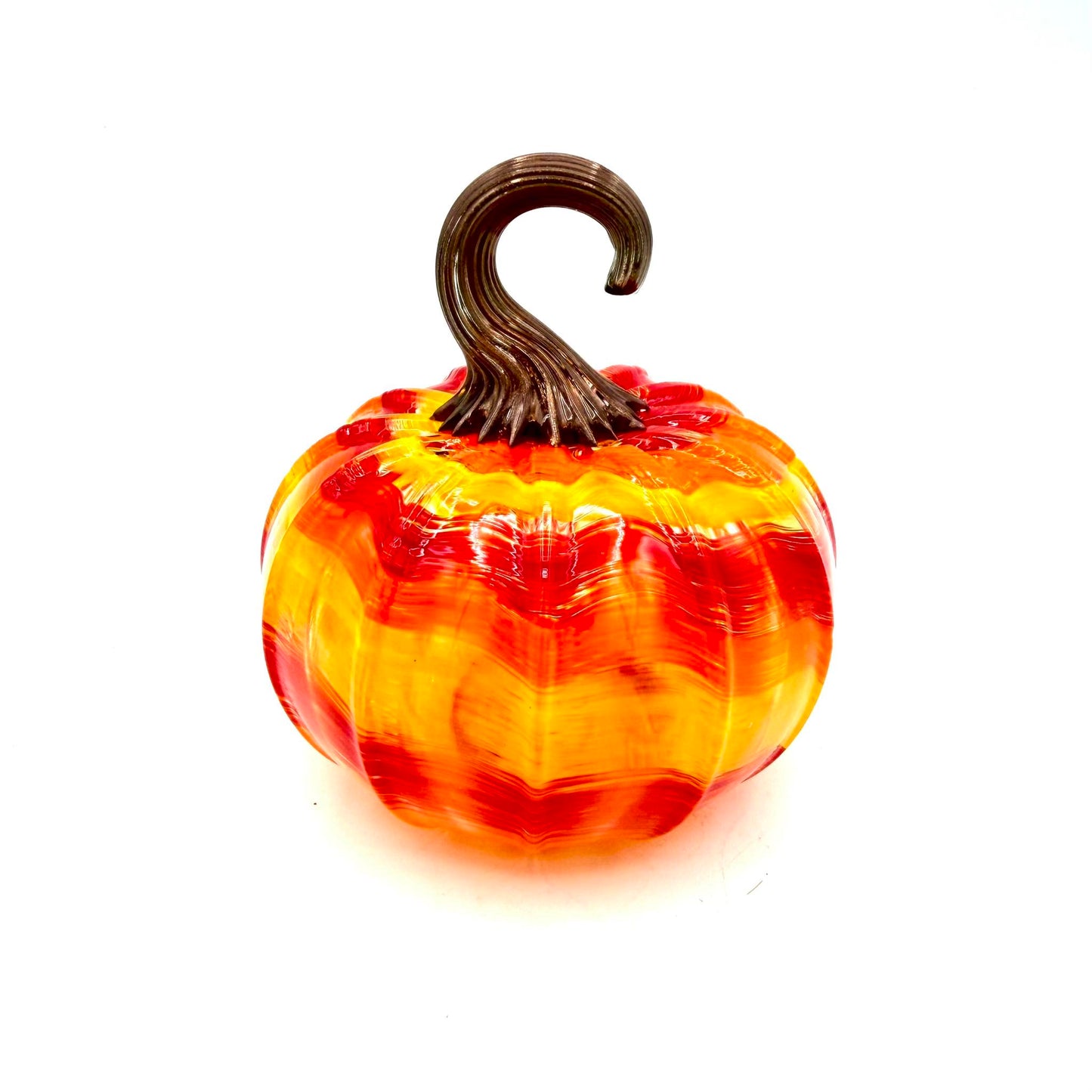 Starburst Glass Pumpkin