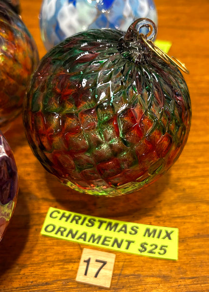 #17 Christmas Mix Ornament-  04/03/2024
