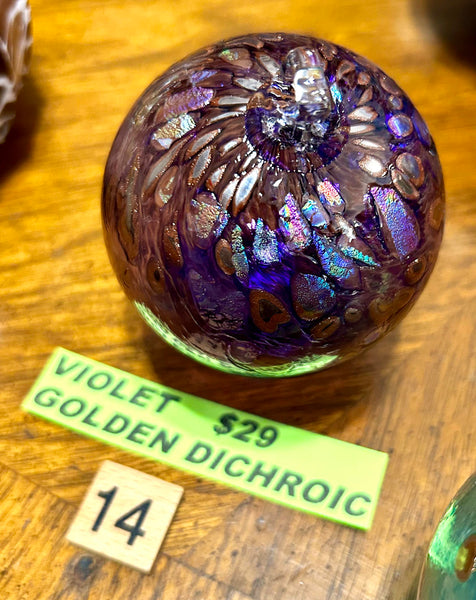 #14 Violet Golden Dichroic- 04/17/2024