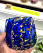 #39 Cobalt Gold Rush Votive 1- 3/5/25