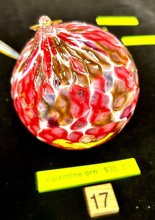 #17 Valentine Ornament - 5/14/25
