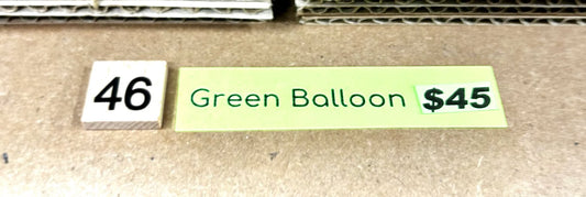 #46 Green Balloon -  5/14/25