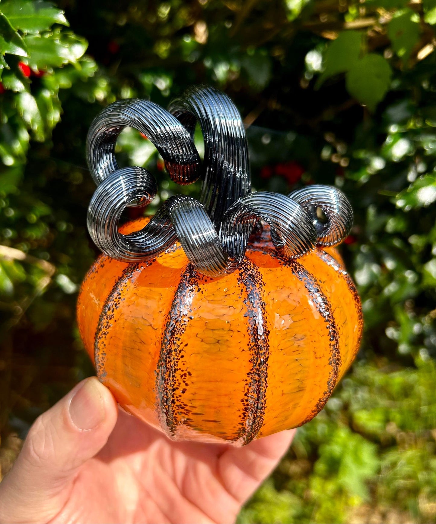 SALE!!!  MINI JACK Glass Pumpkin Gift and Centerpiece