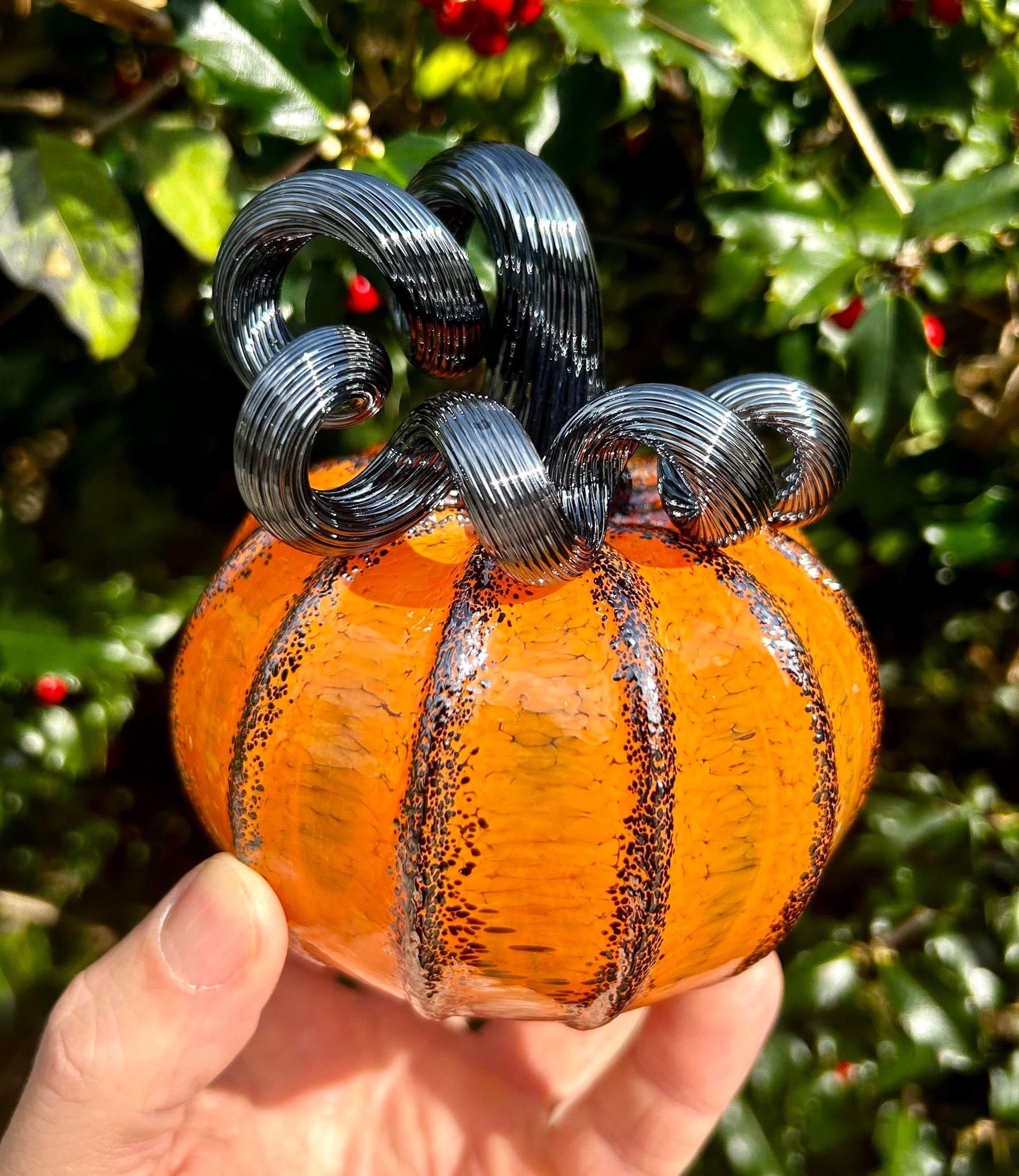 SALE!!!  MINI JACK Glass Pumpkin Gift and Centerpiece