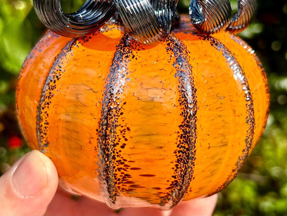 SALE!!!  MINI JACK Glass Pumpkin Gift and Centerpiece