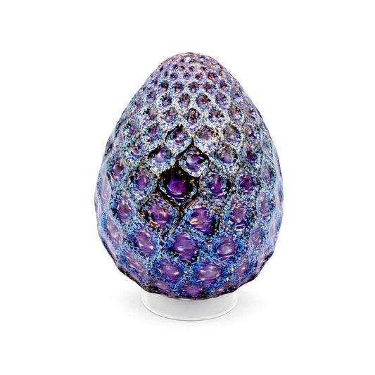 Violet Metallic Angel Lace Easter Egg